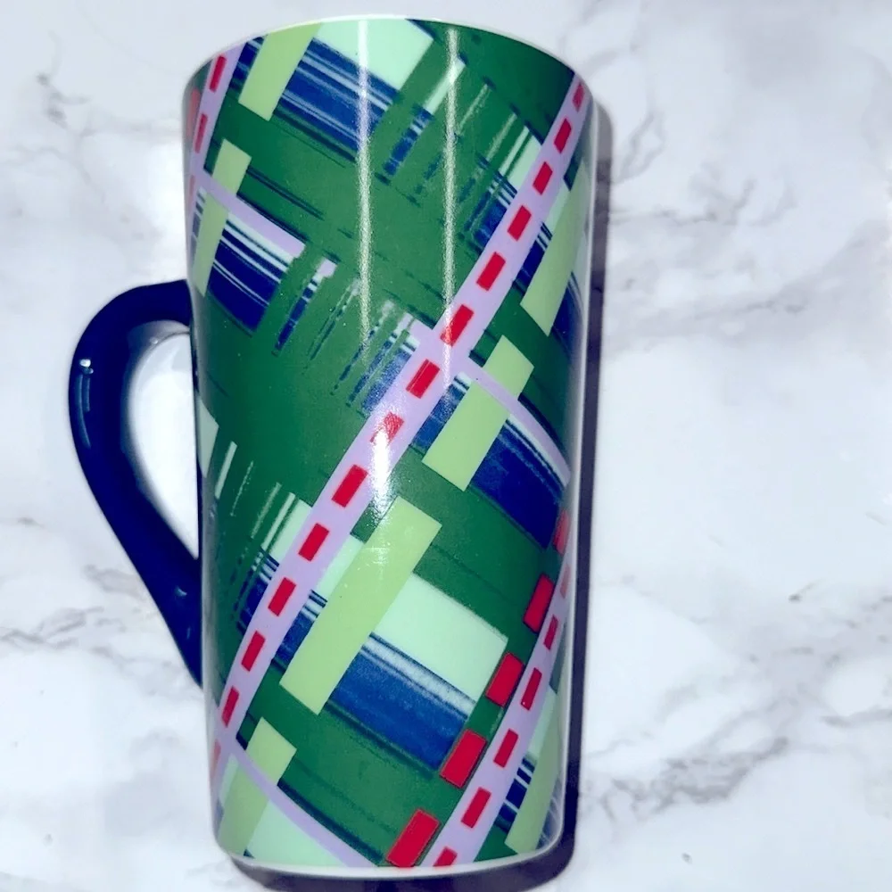 Starbucks 2020 holiday green plaid ceramic mug